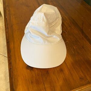 Lululemon White Cap with Pink Detail